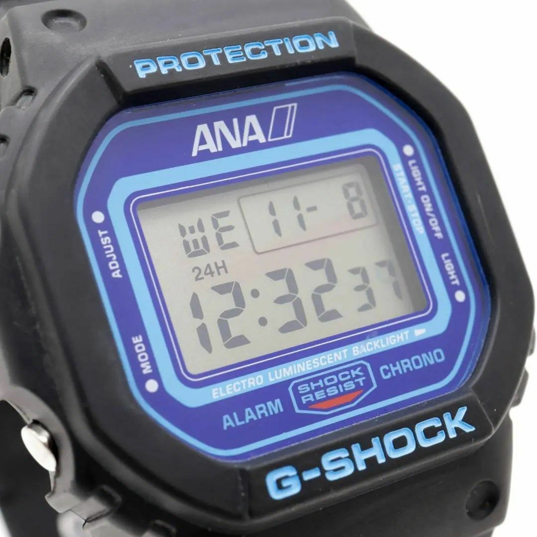 《美品》G-SHOCK ANAコラボ 腕時計 ブラック デジタル 20気圧防水f
