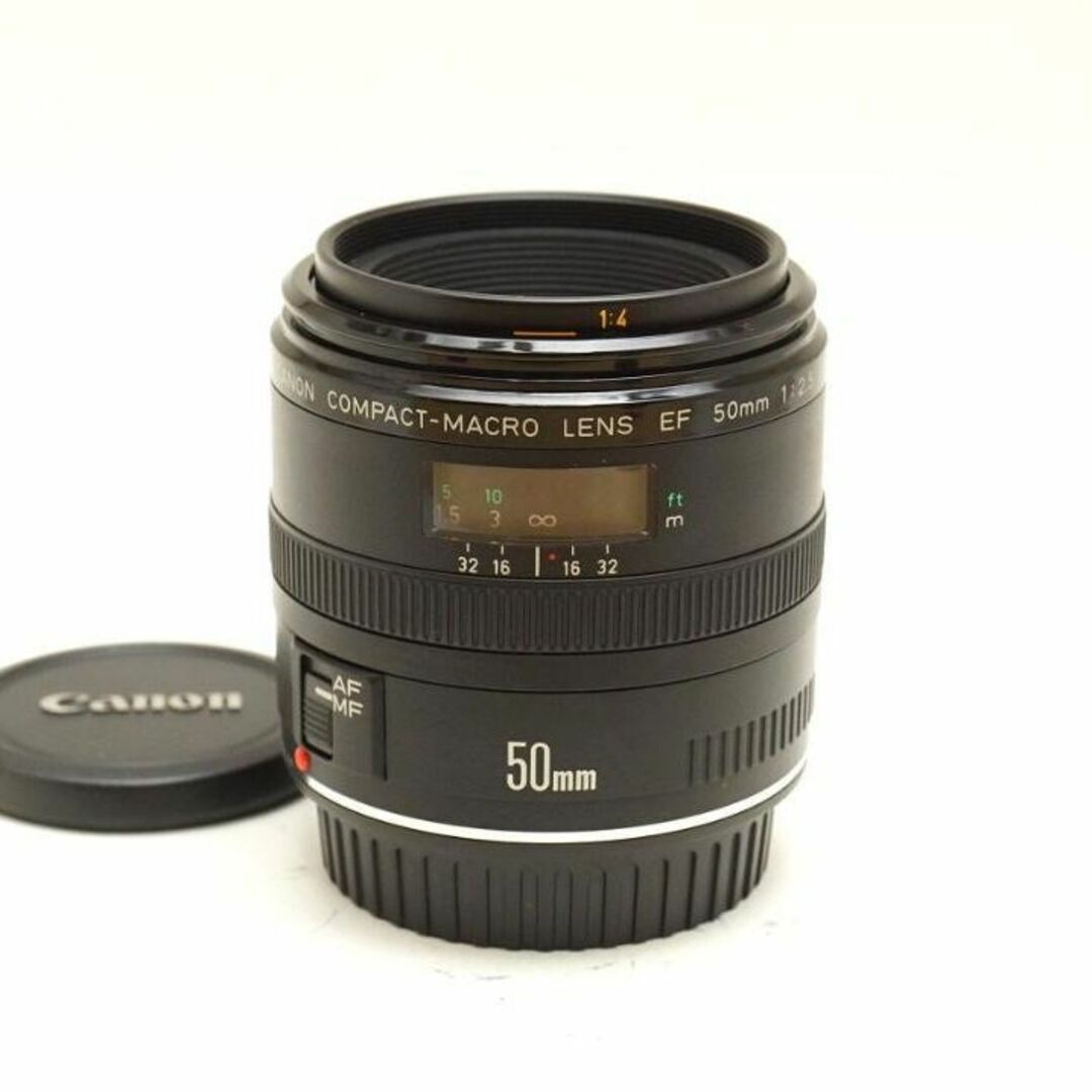 Canon(キヤノン)のマクロ　EF 50mm F2.5 COMPACT-MACRO スマホ/家電/カメラのカメラ(レンズ(単焦点))の商品写真