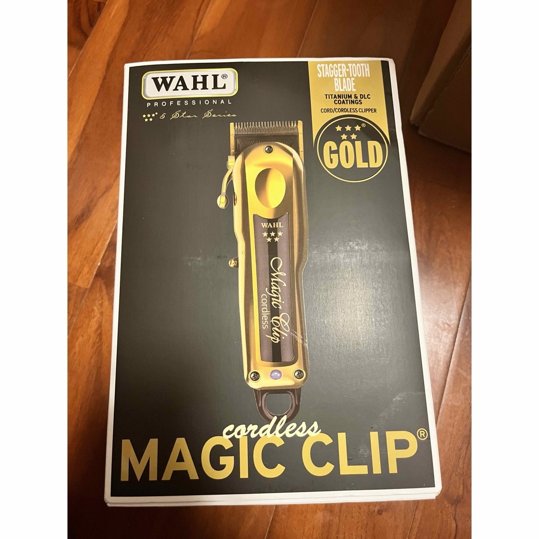 wahl コードレス バリカン マジッククリップ ゴールド magicclip