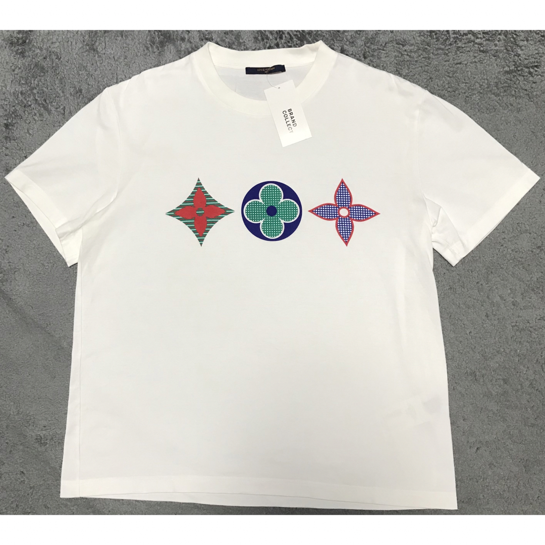 ルイヴィトン　モノグラムプリントTシャツ50cm袖丈