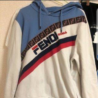 フェンディ(FENDI)のFENDI  X  FILA   コラボ パーカー(パーカー)