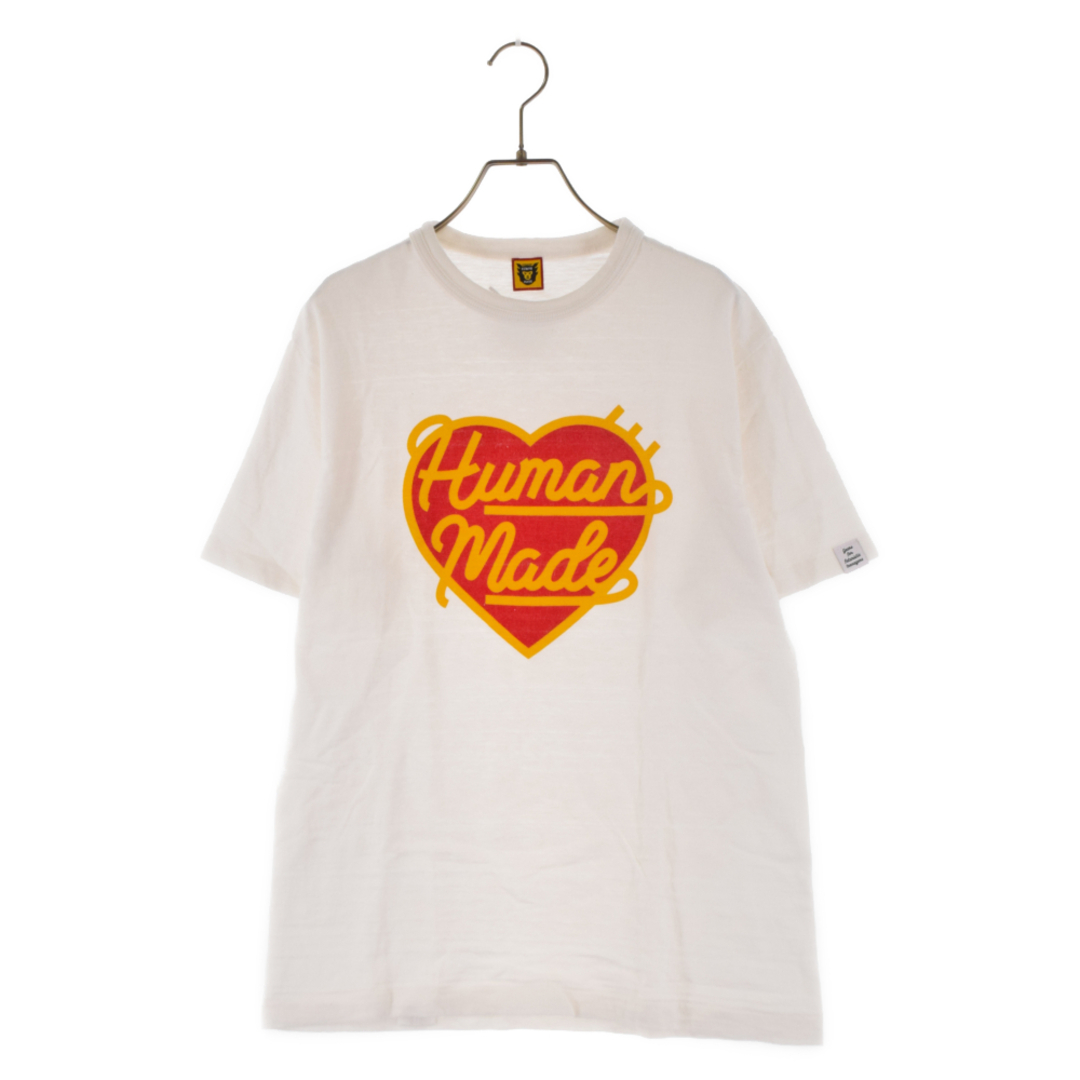 HUMAN MADE ヒューマンメイド 22SS HEART FRONT PRINT LOGO TEE ハートフロントプリントロゴ半袖Tシャツ ホワイトのサムネイル