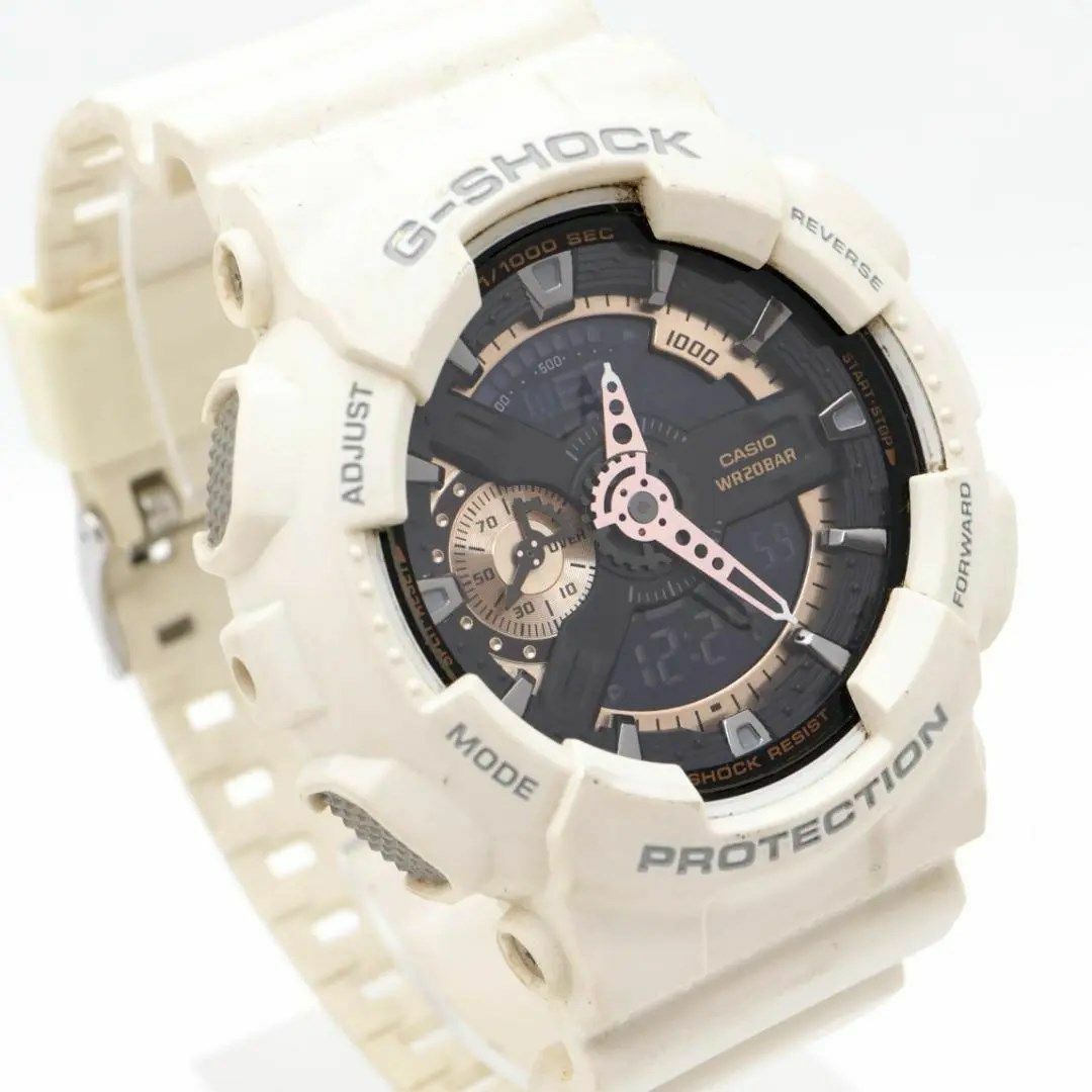 G-SHOCK - 《人気》G-SHOCK 腕時計 ブラック アナデジ ホワイト メンズ