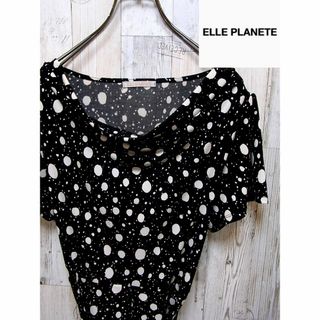 エルプラネット(ELLE PLANETE)のエルプラネット ELLEPLANETEM M ブラック ワンピース(ひざ丈ワンピース)