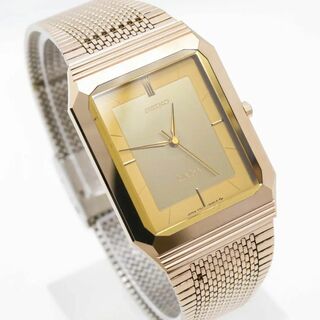 稼働品　腕時計　セイコーシャリオ 手巻き　金 ゴールド  メンズ　日本製