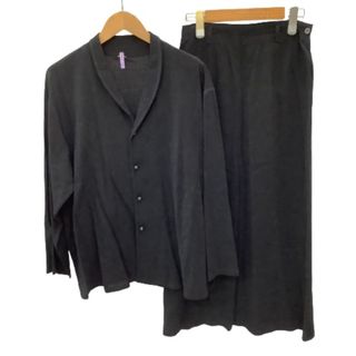 美品 JURGEN LEHL セットアップ トップス スカート ダーク デザイン-