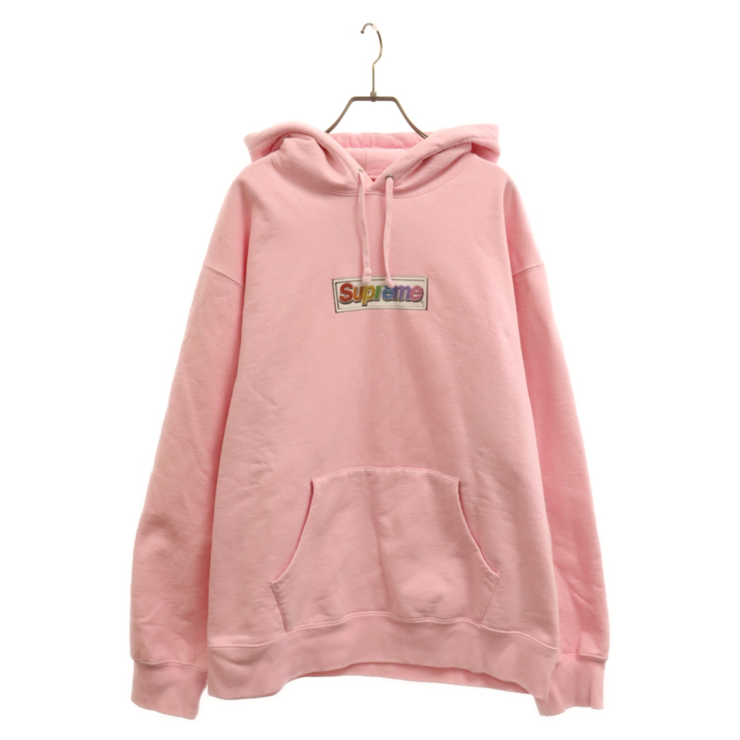 SUPREME シュプリーム 22SS Bling Box Logo Hooded Sweatshirt ブリング ボックスロゴ プルオーバーパーカー  フーディ ピンク | フリマアプリ ラクマ