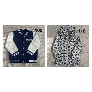 ユニクロ(UNIQLO)のユニクロ ミッキー スタジャン サイズ100(ジャケット/上着)