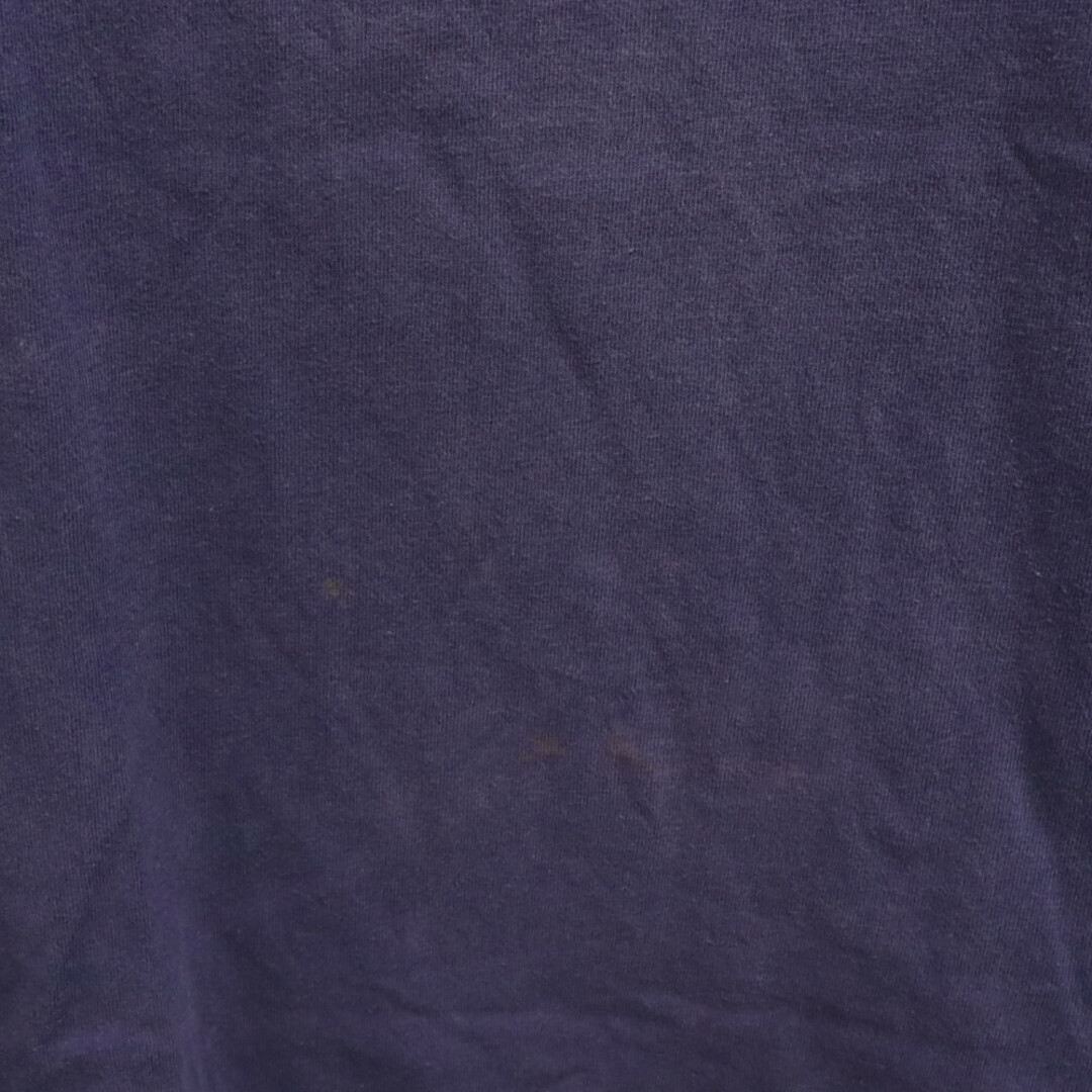 STUSSY ステューシー 80S VINTAGE OLD SKOOL FLAVOR ヴィンテージ 黒タグ プリント 半袖Tシャツ ネイビー