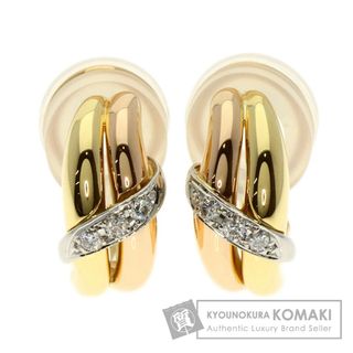 ミキモト(MIKIMOTO)のMIKIMOTO ダイヤモンド  イヤリング PT950 K18YG K18PG レディース(イヤリング)