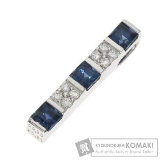 ミキモト(MIKIMOTO)のMIKIMOTO サファイア ダイヤモンド ペンダントトップ K18WG レディース(その他)