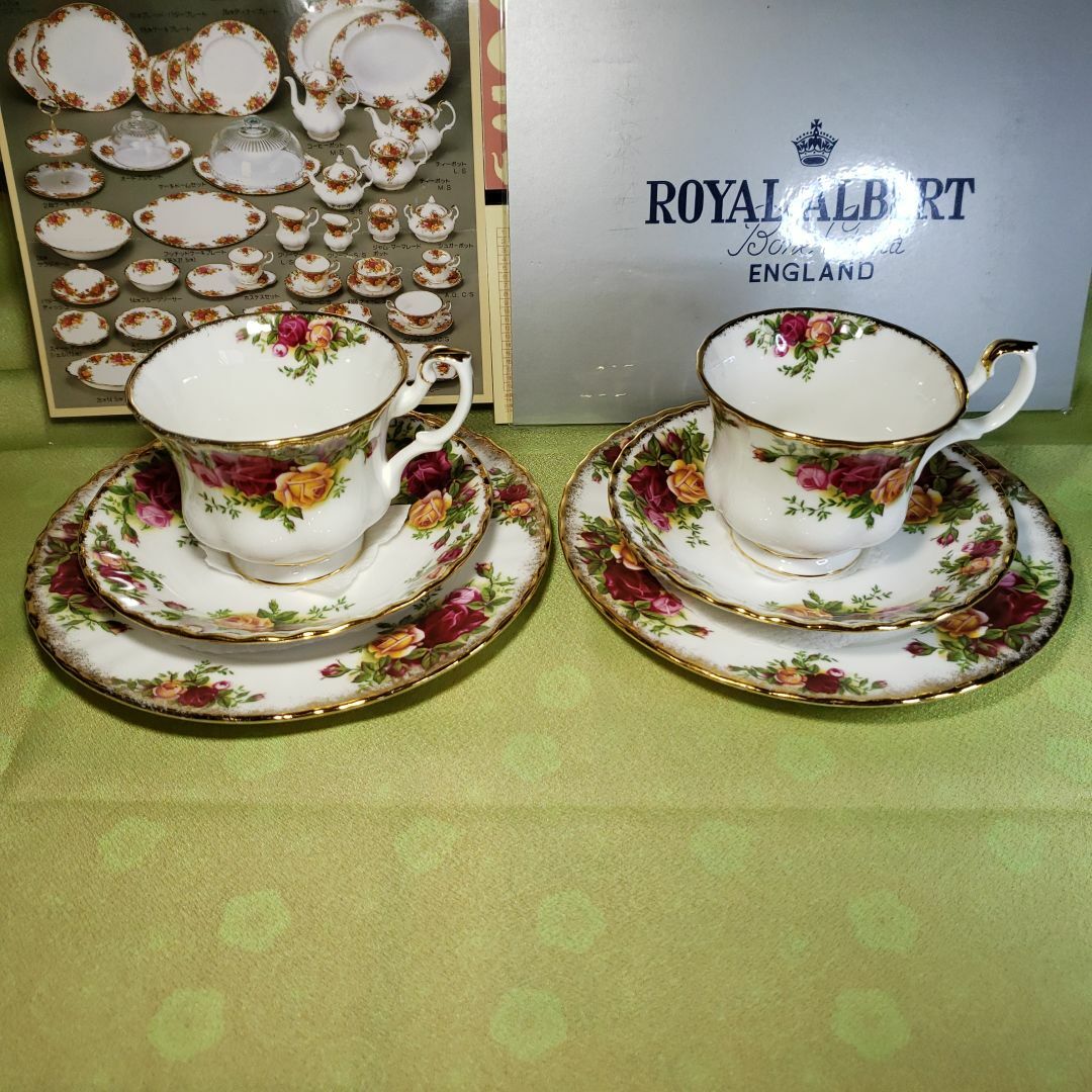 ROYAL ALBERT - オールドカントリーローズ カップ&ソーサー&ケーキ