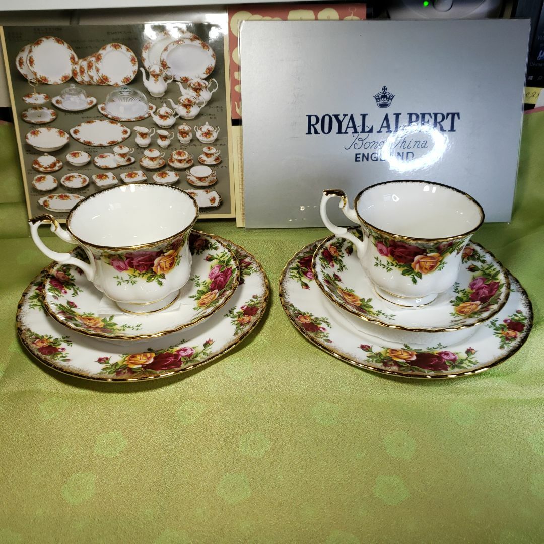 ROYAL ALBERT - オールドカントリーローズ カップ&ソーサー&ケーキ