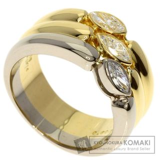 ミキモト(MIKIMOTO)のMIKIMOTO ダイヤモンド リング・指輪 K18YG K14WG レディース(リング(指輪))