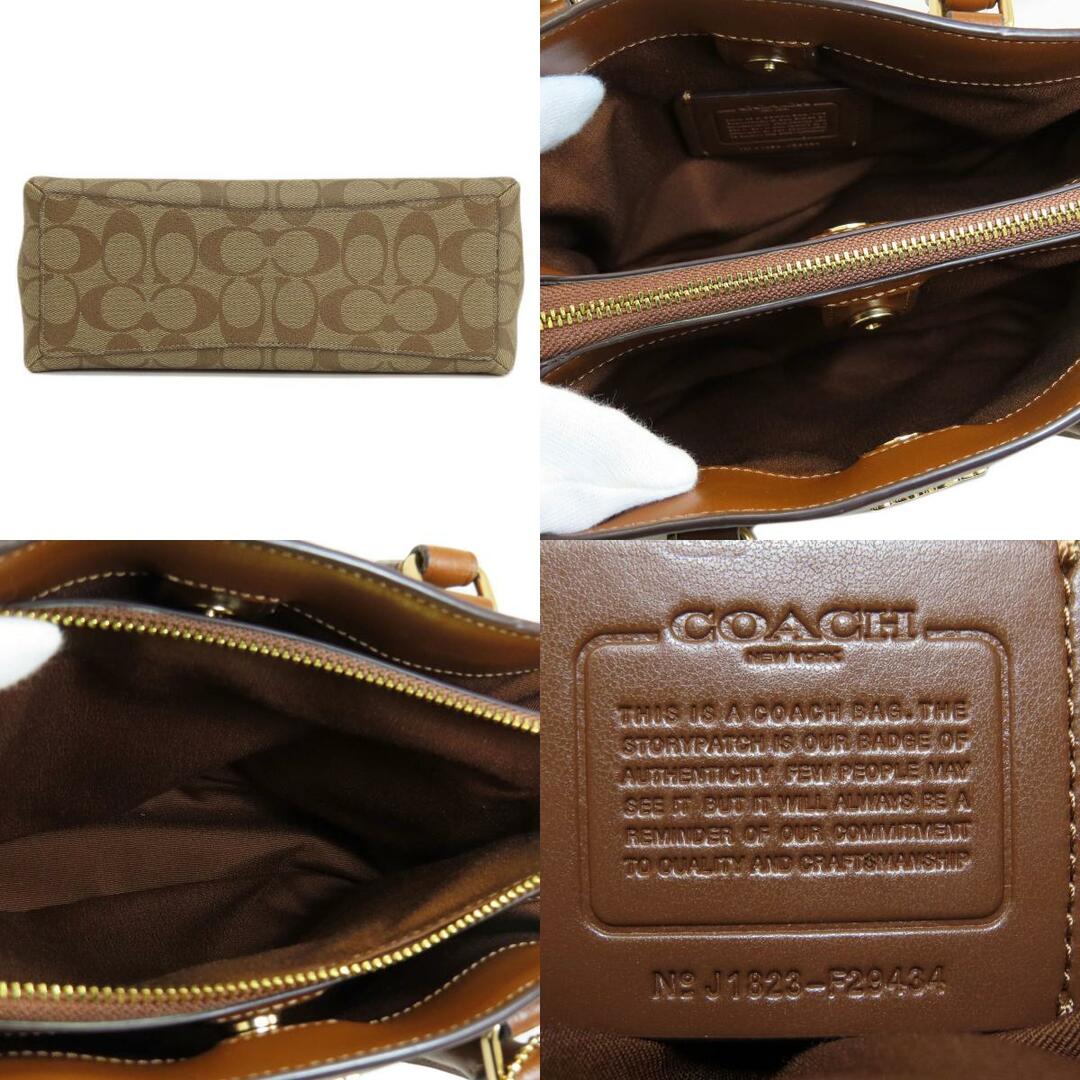 COACH F29434 シグネチャー 2WAY ハンドバッグ PVC レディース