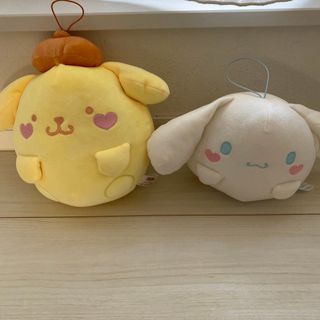 サンリオ(サンリオ)のポムポムプリン　シナモン　ころころぬいぐるみ2点(ぬいぐるみ)