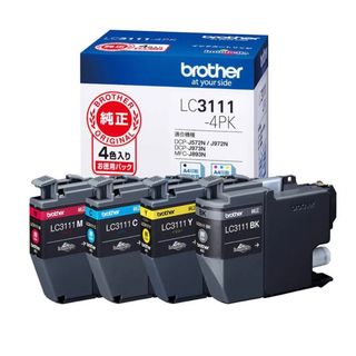 ブラザー(brother)の「新品」インク ブラザー 純正  LC3111-4PK(PC周辺機器)