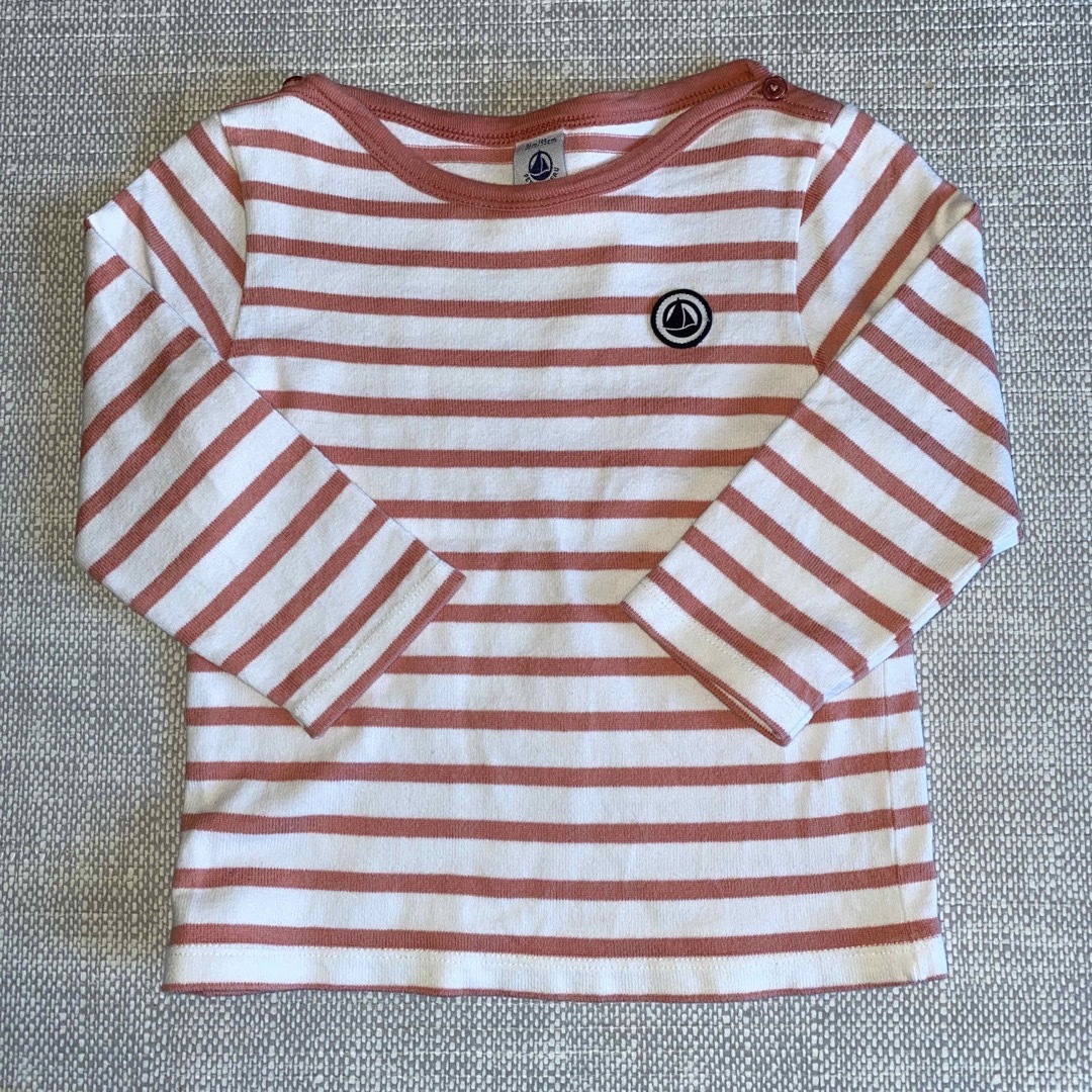 プチバトー PETITBATEAU ピンクボーダーカットソー | フリマアプリ ラクマ