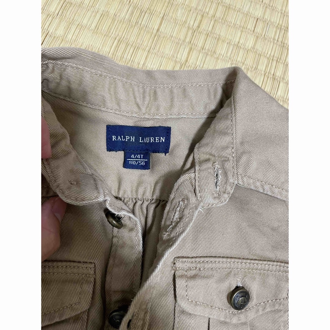 Ralph Lauren(ラルフローレン)のラルフローレン  シャツワンピース  セット　 キッズ/ベビー/マタニティのキッズ服女の子用(90cm~)(ワンピース)の商品写真