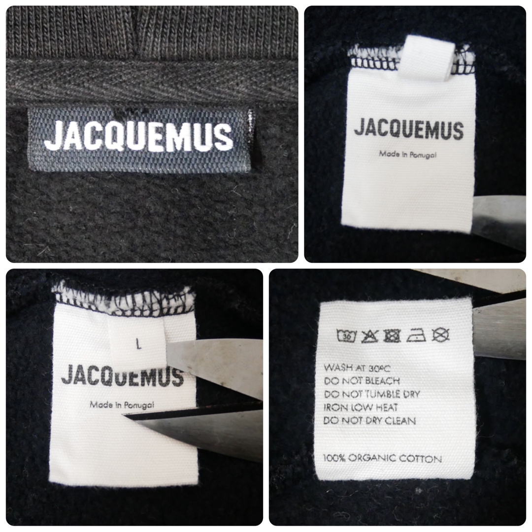 JACQUEMUS エンブロイダリーロゴ オーガニックコットン フーディー