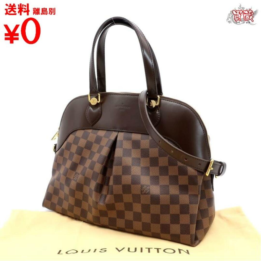 バッグLOUIS VUITTON ルイヴィトン　
サルヴィ N41399エベヌ　
ダミエ ハンドバッグ レディース　
【正規品】【美品】　
【買蔵】