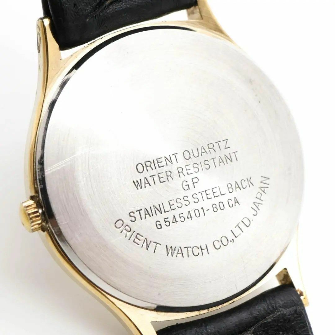 《希少》ORIENT 腕時計 ゴールド ヴィンテージ クォーツ メンズn