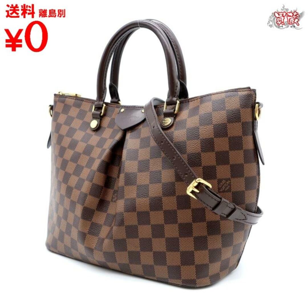 LOUIS VUITTON ルイヴィトン　
シエナ MM N41546 ダミエ 
エベヌ ショルダーバッグ ハンドバッグ　
【正規品】
【買蔵】