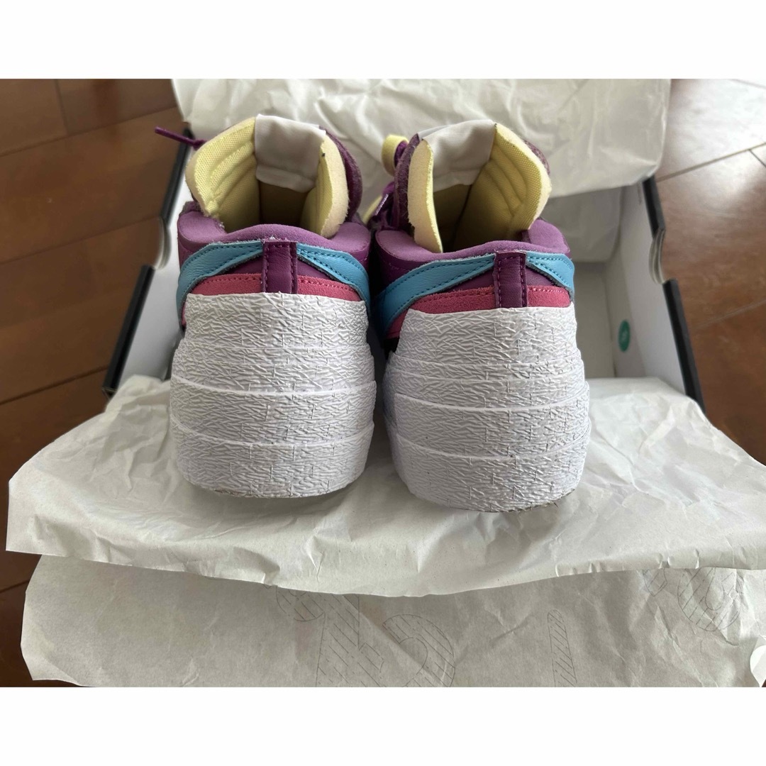 KAWS sacai Nike Blazer Low Purple 30cmスニーカー