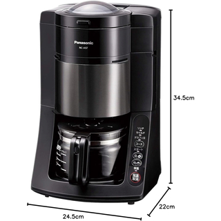 パナソニック(Panasonic)のパナソニック NC-A57-K 全自動コーヒーメーカー ミル付き 沸騰浄水。(コーヒーメーカー)