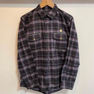 バットレッド(VATLED)のVATLED チェックシャツ ソルジャー ミリタリー シャツmilitary(シャツ)