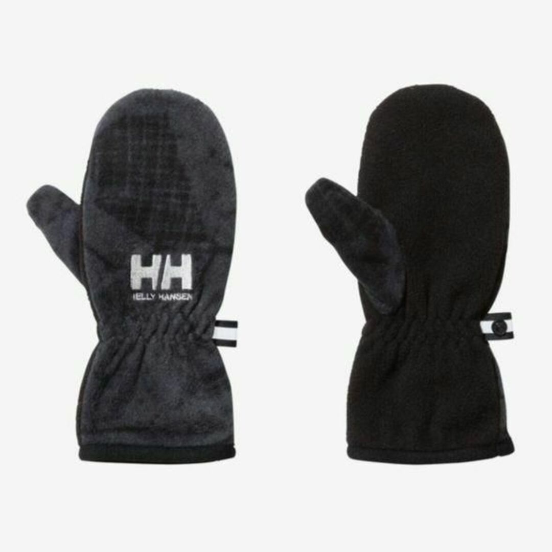 HELLY HANSEN(ヘリーハンセン)の【新品タグ付き】ヘリーハンセン フリース手袋/グローブ/ミトン キッズ ブラック キッズ/ベビー/マタニティのこども用ファッション小物(手袋)の商品写真