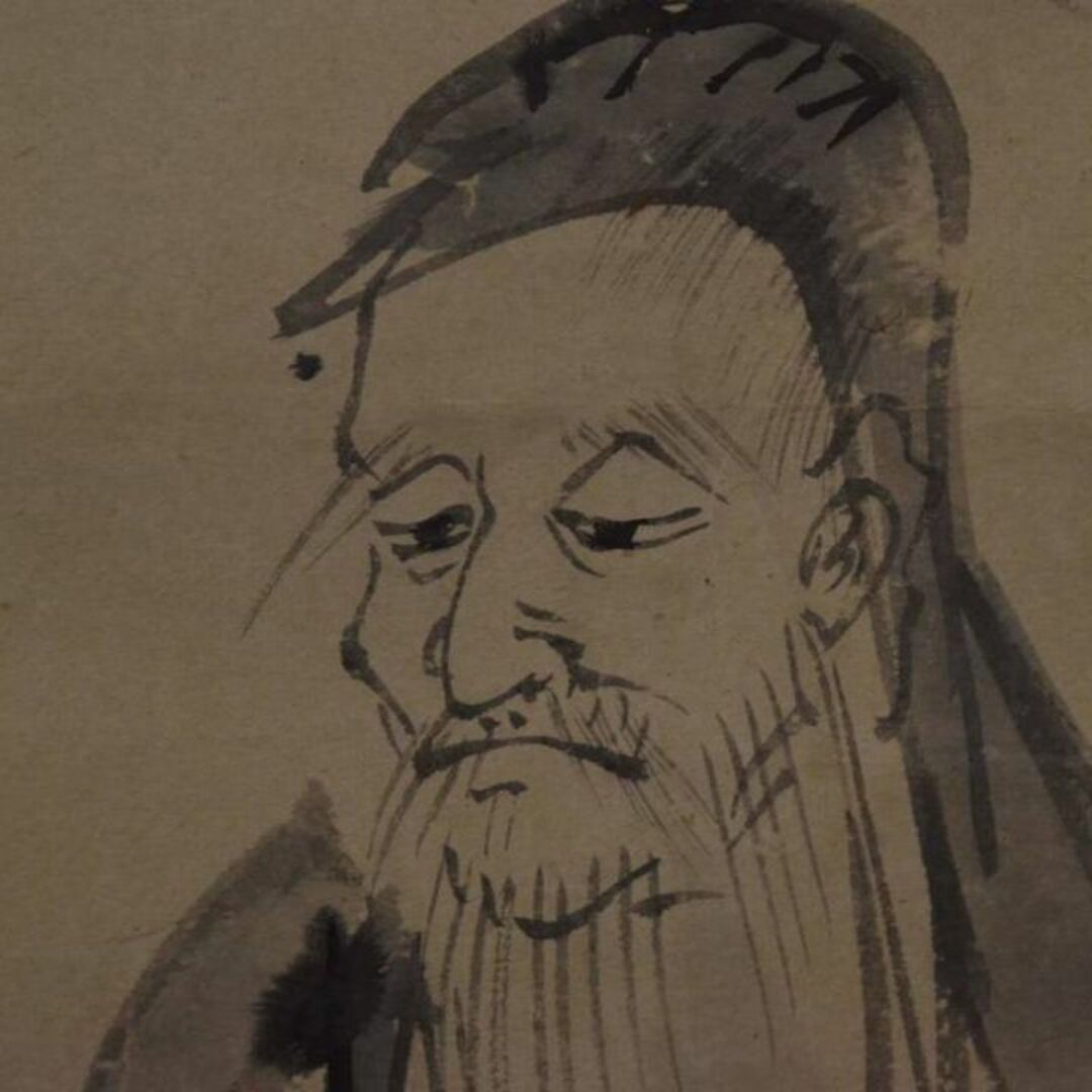 狩野安信/牧心斎/寿老人図/鹿寿老図/掛軸☆宝船☆Z-631の通販 by 狩野安信/牧心斎/寿老人図/鹿寿老図/掛軸☆宝船☆Z-631の通販 by
