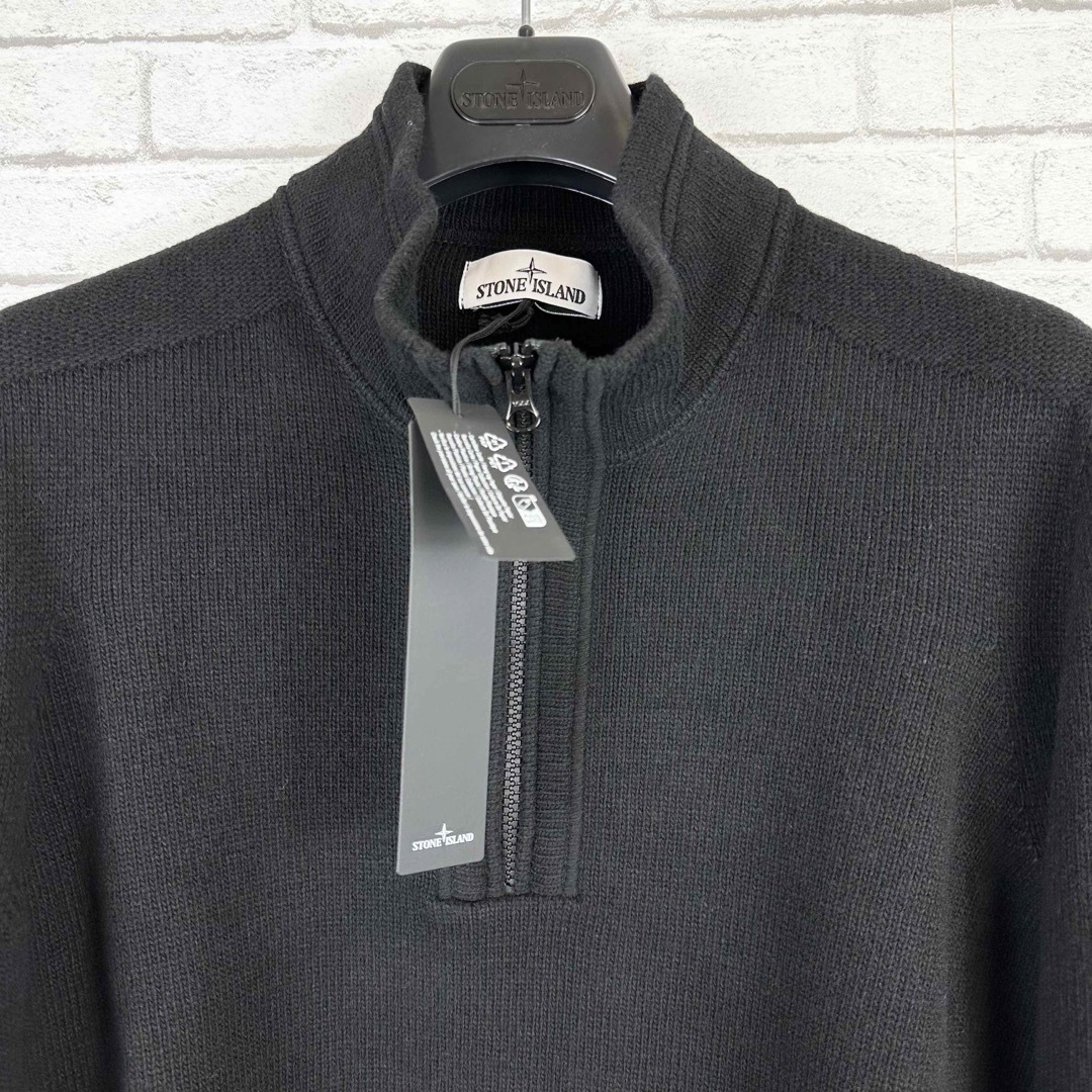 新品 stone island ハーフZIP ニットセーター ストーンアイランド