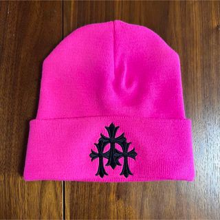 クロムハーツ(Chrome Hearts)のCHROME HEARTS TRIPLE CROSS BEANIE(ニット帽/ビーニー)