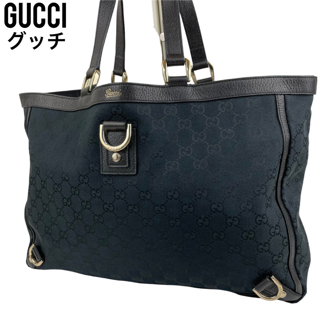 30400円 ✨美品 GUCCI グッチ トートバッグ アビーライン GGキャンバス