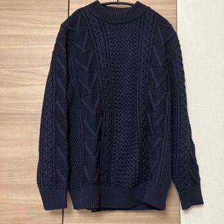 美品21AW BATONER シグネチャー ドライバーズ ニット 228N▲