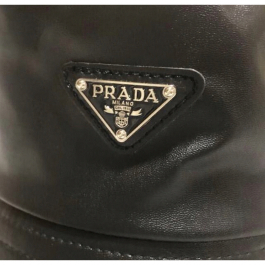 PRADA(プラダ)のPRADA バケハ フェイクレザー レディースの帽子(ハット)の商品写真