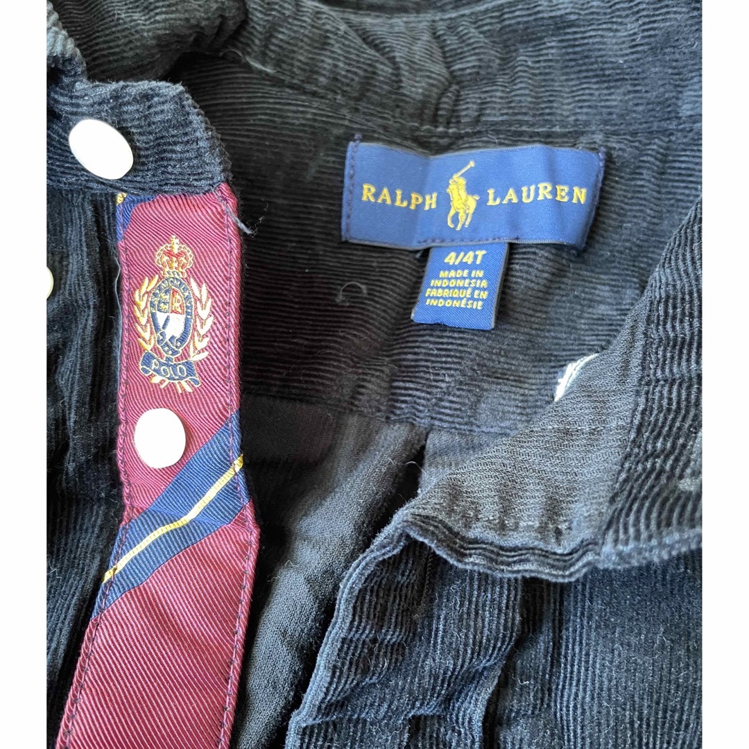 Ralph Lauren(ラルフローレン)の【中古】ラルフローレン　コーデュロイシャツ&カーディガン110,115 キッズ/ベビー/マタニティのキッズ服男の子用(90cm~)(ブラウス)の商品写真