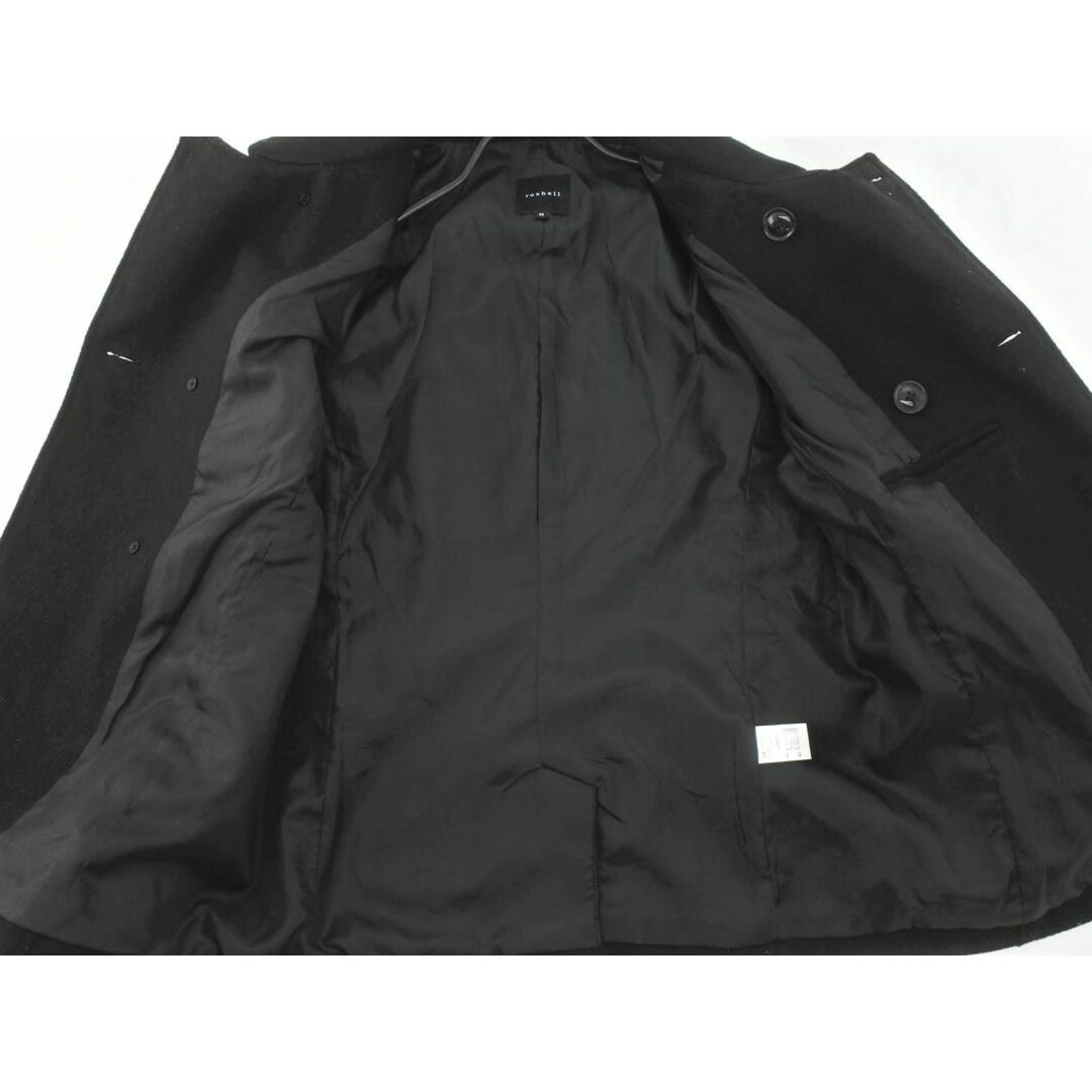 roshell ロシェル ウール混 ピー コート sizeM/黒 ◆■ メンズ メンズのジャケット/アウター(ピーコート)の商品写真