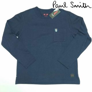 ポールスミス(Paul Smith)の【新品タグ付き】ポールスミス 長袖Tシャツ メンズM ネイビー(Tシャツ/カットソー(七分/長袖))