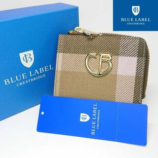 ブルーレーベルクレストブリッジ(BLUE LABEL CRESTBRIDGE)の【新品タグ付き】ブルーレーベルクレストブリッジ 二つ折り財布(財布)