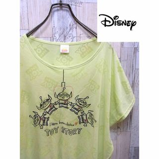 ディズニー(Disney)のディズニー Disney L ライムグリーン 半袖Tシャツ(Tシャツ(半袖/袖なし))