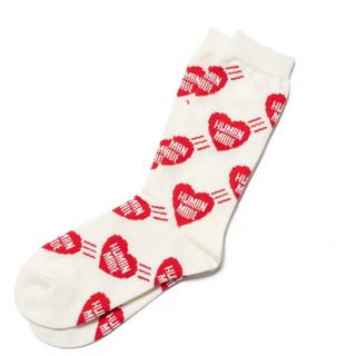 ヒューマンメイド(HUMAN MADE)のHUMAN MADE HEART PATTERN SOCKS 靴下　nigo(ソックス)