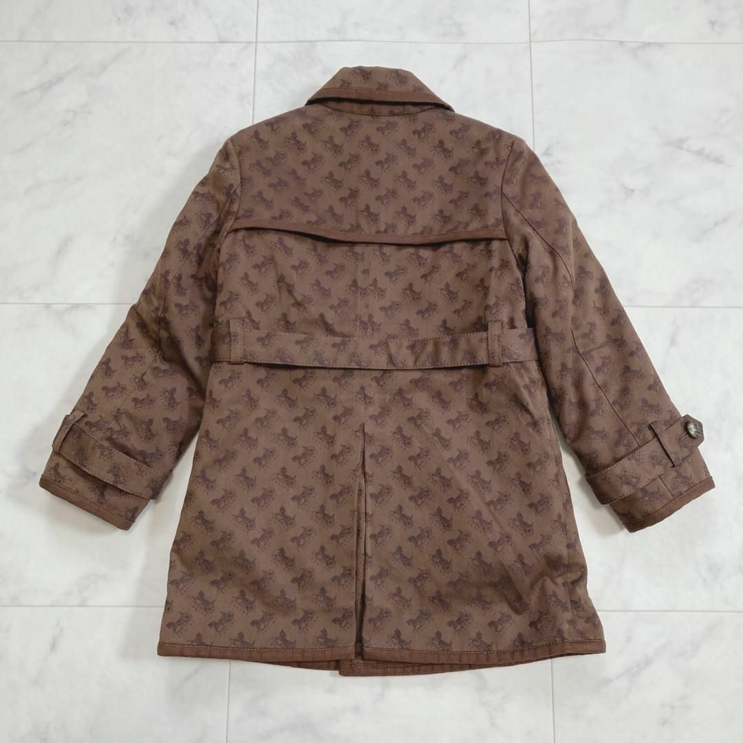 celine(セリーヌ)のCELINE sulky　馬車柄　トレンチコート110 キッズ/ベビー/マタニティのキッズ服男の子用(90cm~)(コート)の商品写真