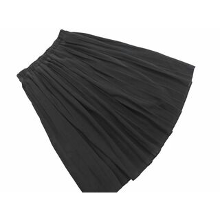 ブリスポイント(BLISS POINT)のブリスポイント プリーツ スカート sizeF/黒 ■■ レディース(ロングスカート)