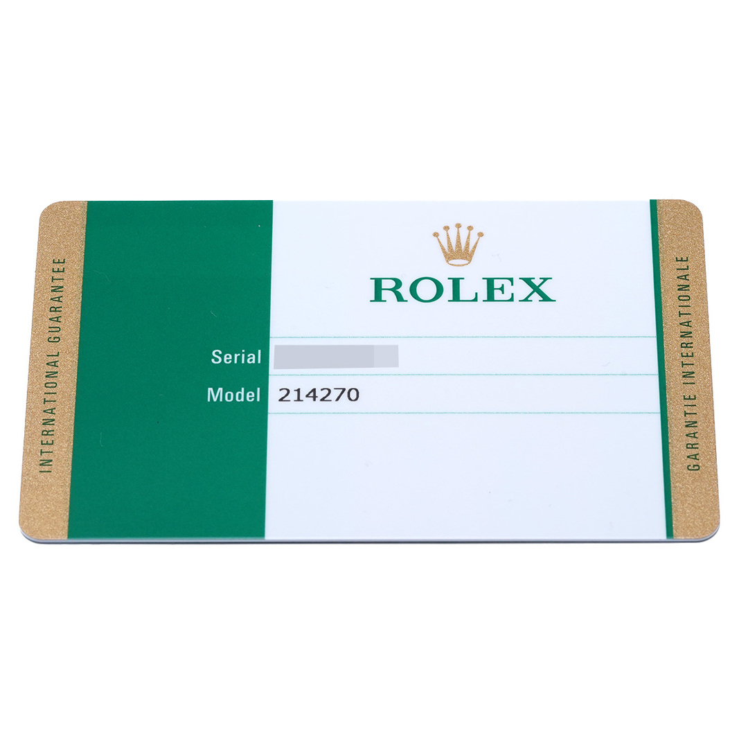 ロレックス ROLEX 214270 ランダムシリアル ブラック メンズ 腕時計