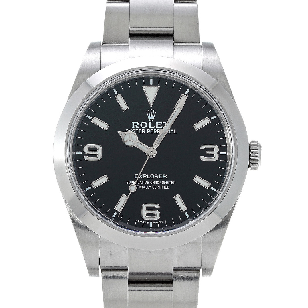 中古 ロレックス ROLEX 214270 ランダムシリアル ブラック メンズ 腕時計
