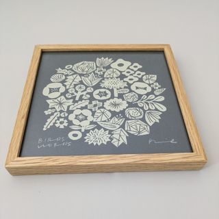 イデー(IDEE)のシルクスクリーン 20cm / BIRDS AND FLOWERS(版画)