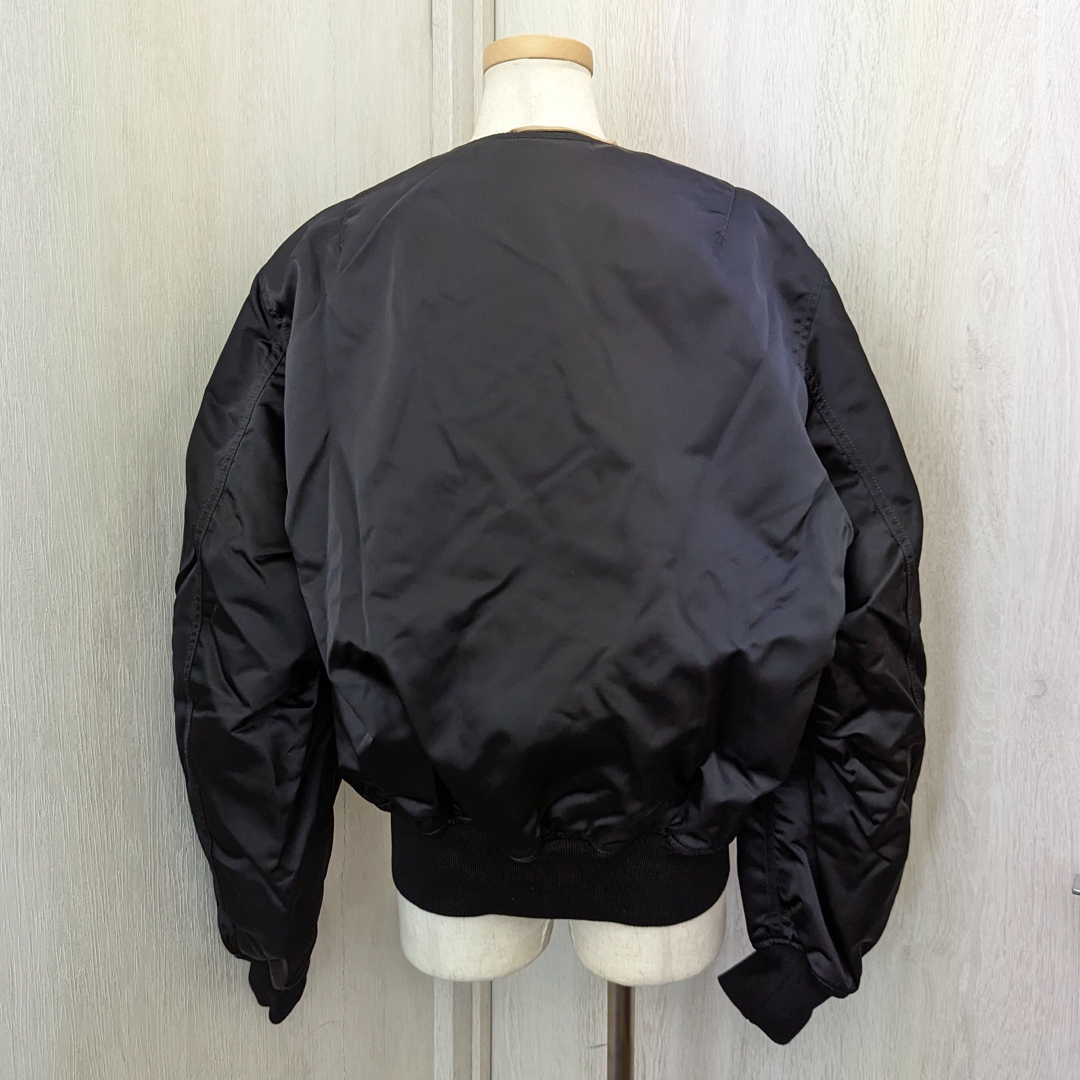 BALENCIAGA - バレンシアガ ブルゾン スカーフドッキング MA-1 BALENCIAGA - バレンシアガ ブルゾン スカーフドッキング MA-1