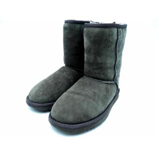 アグ(UGG)のUGG Australia アグ オーストラリア UBW04000 クラシック ショート シープスキン ムートン ブーツ sizeW5（22ｃｍ）/グレー ◆■ レディース(ブーツ)